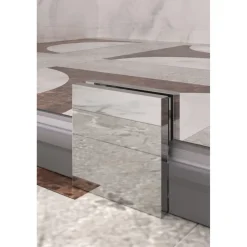 New Suihkuseinä Forma 301 harmaa profiili reeded-lasi eri kokoja Suihkuseinät