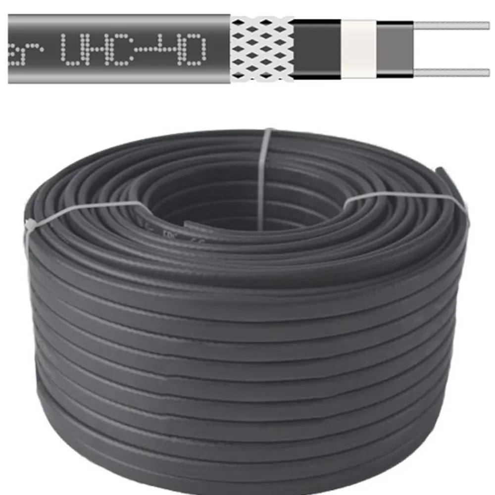 Sulanapitokaapeli itsesäätyvä UHC‑40, 40 W/m, 100m, musta*Grand Meyer Sale