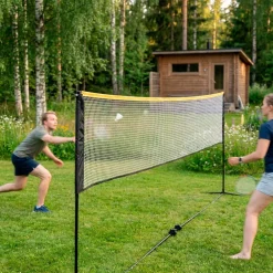 Sale Sulkapalloverkko Korkeus Säädettävä, sis. kantolaukku ja maakiilat, 500x80 cm Urheiluvälineet