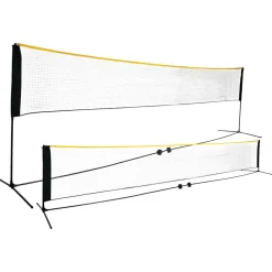 Sale Sulkapalloverkko Korkeus Säädettävä, sis. kantolaukku ja maakiilat, 500x80 cm Urheiluvälineet