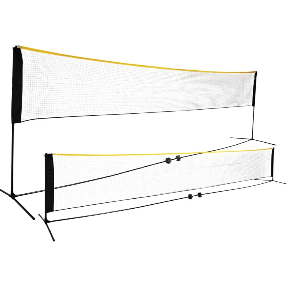 Sale Sulkapalloverkko Korkeus Säädettävä, sis. kantolaukku ja maakiilat, 500x80 cm Urheiluvälineet