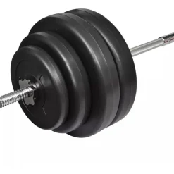Clearance Suora painonnostotanko ja painot, 60kg Voimaharjoittelu