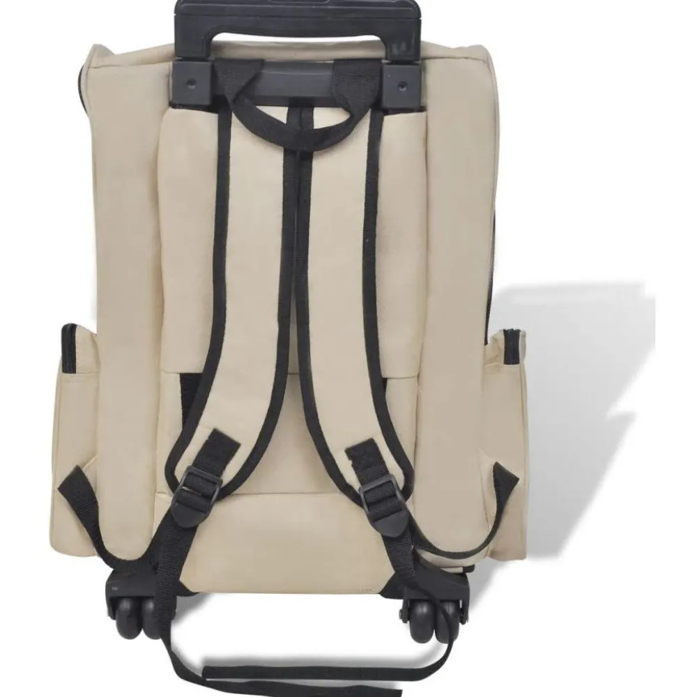 Taitettava lemmikkikärry, monikäyttöinen, beige*FinePRICE New