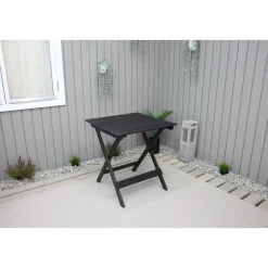 Outlet Taitettava puutarhapöytä Wilma 65x65cm er värejä Puutarhapöydät