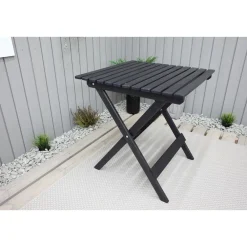 Outlet Taitettava puutarhapöytä Wilma 65x65cm er värejä Puutarhapöydät