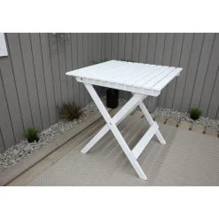 Outlet Taitettava puutarhapöytä Wilma 65x65cm er värejä Puutarhapöydät