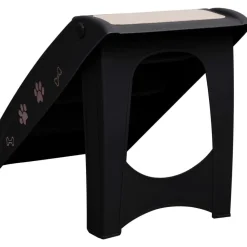 Taitettavat koiran portaat musta 62x40x49,5 cm*FinePRICE Hot