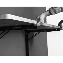 Taittokannake pöydälle 2kpl 560x580mm musta*Pisla Discount
