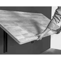 Taittokannake pöydälle 2kpl 560x580mm musta*Pisla Discount