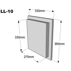 Takkaluukku Suora 335 x 395mm eri värivaihtoehtoja*Tapani Puosi New