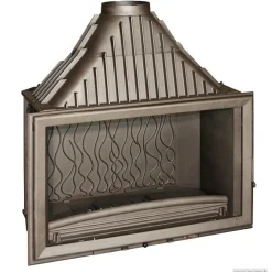 Clearance Takkasydän 900 Grande Vision, 18 kW, harmaa/malmi, 176 kg Takkasydämet