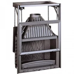 Takkasydän 800 Grande Vision, ylös avautuva luukku, 14 kW, 198 kg*Invicta New