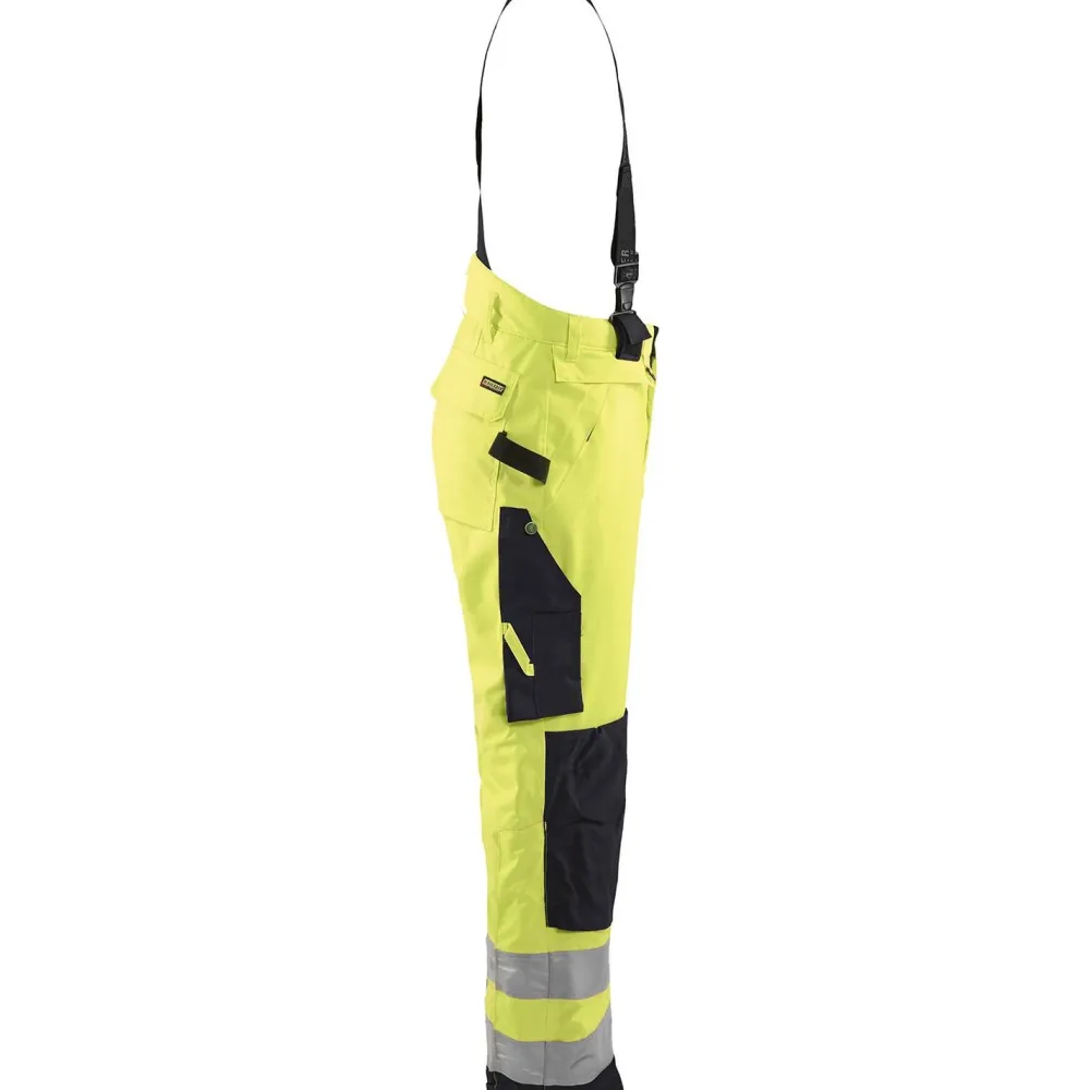 Clearance Talvihousut Highvis 1885 keltainen/musta Talvityövaatteet