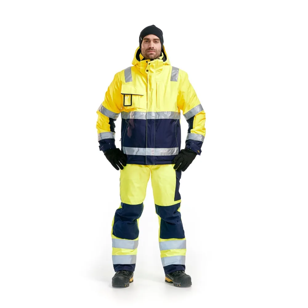 Talvitakki Highvis 4870 keltainen/mariininsininen*Blåkläder Outlet