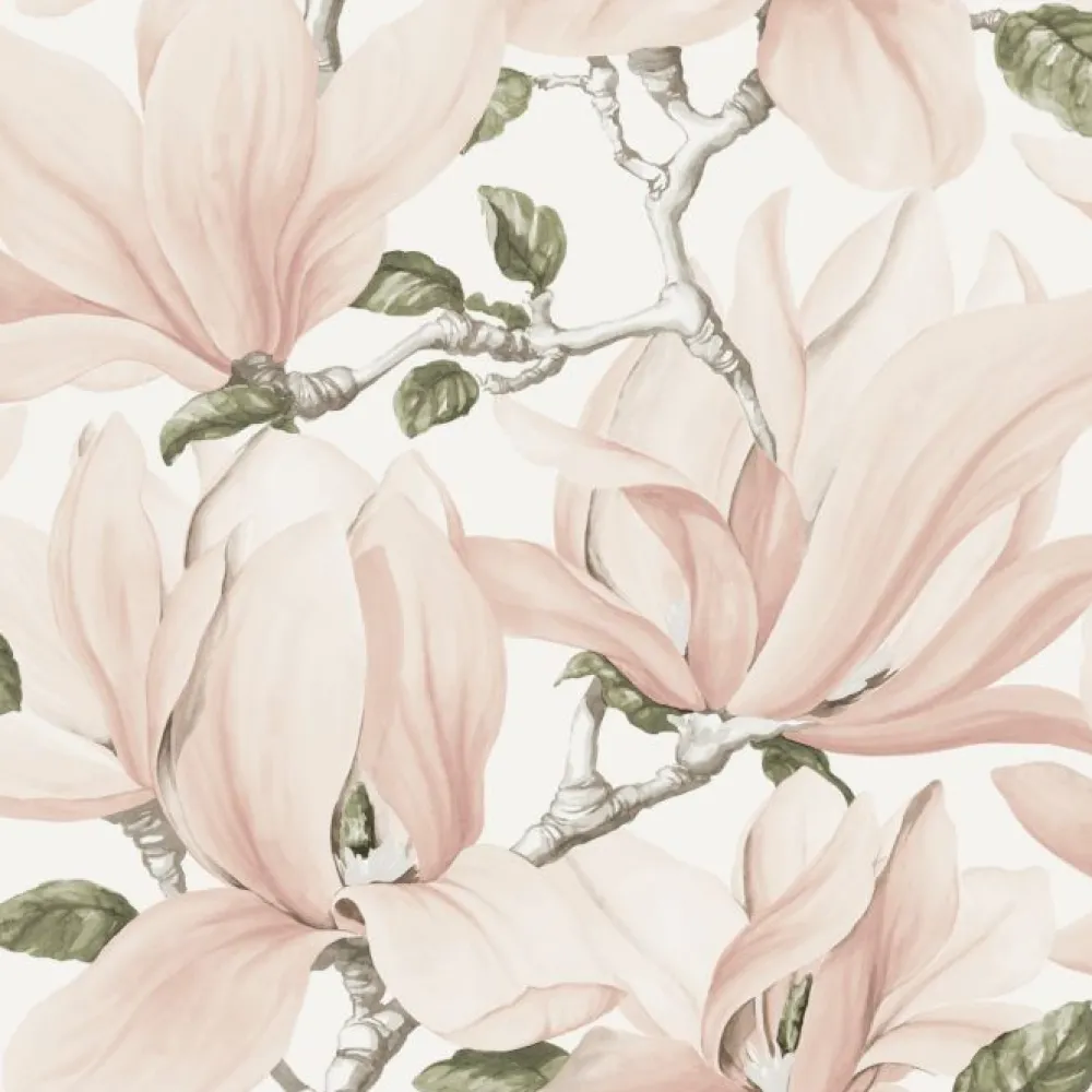 Tapetti Belle 5347-2, non-woven, ruusu, romanttinen, vaalea/punainen*Decor Maison Hot