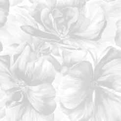 Tapetti Belle 5339-1, non-woven, ruusu, romanttinen, vaalea/harmaa Kuitutapetit