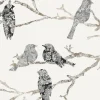 Tapetti Belle 5336-1, valkoinen/musta, non-woven*Decor Maison Outlet