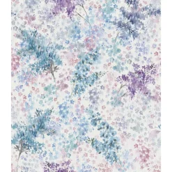 Tapetti Flora kukkakuvio, vinyylipinta, romanttinen, eri värejä Vinyylitapetit