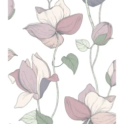 Sale Tapetti Flora Lily, vinyylipinta, eri värejä Vinyylitapetit