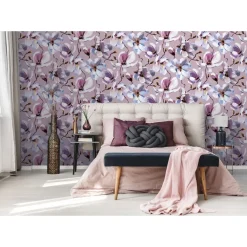 Hot Tapetti Flora Magnolia, vinyylipinta, eri värejä Vinyylitapetit