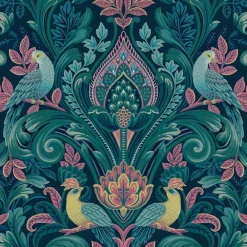 Tapetti Arcadia A67801-A67802, non-woven, vinyylipinta, lintu*Grandeco New