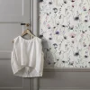 Tapetti Lo 0,53x10,05 m, non-woven, romanttinen, pinkki*Sandberg