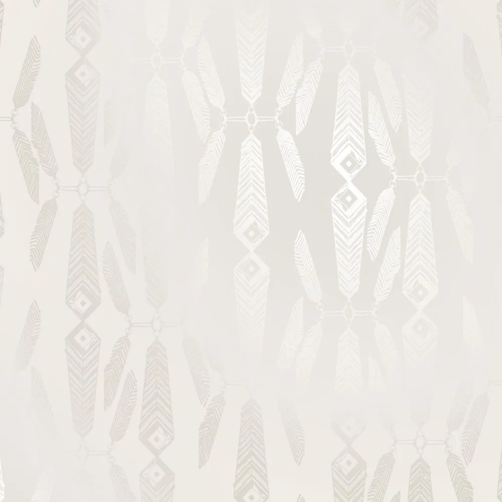 Outlet Tapetti Ivana Helsinki Indian Summer 5248-4, non-woven, graafinen/geometrinen, vintage, helmiäinen/valkoinen Kuitutapetit