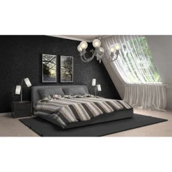 Tapetti Rolleri 11 2967-4, 0.53x11.2m, pilkullinen, musta*Sandudd