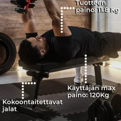 Discount Tasapenkki Core Kuntosalilaitteet