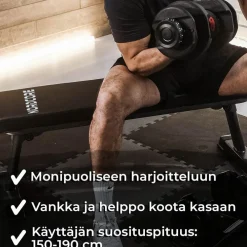 Discount Tasapenkki Core Kuntosalilaitteet