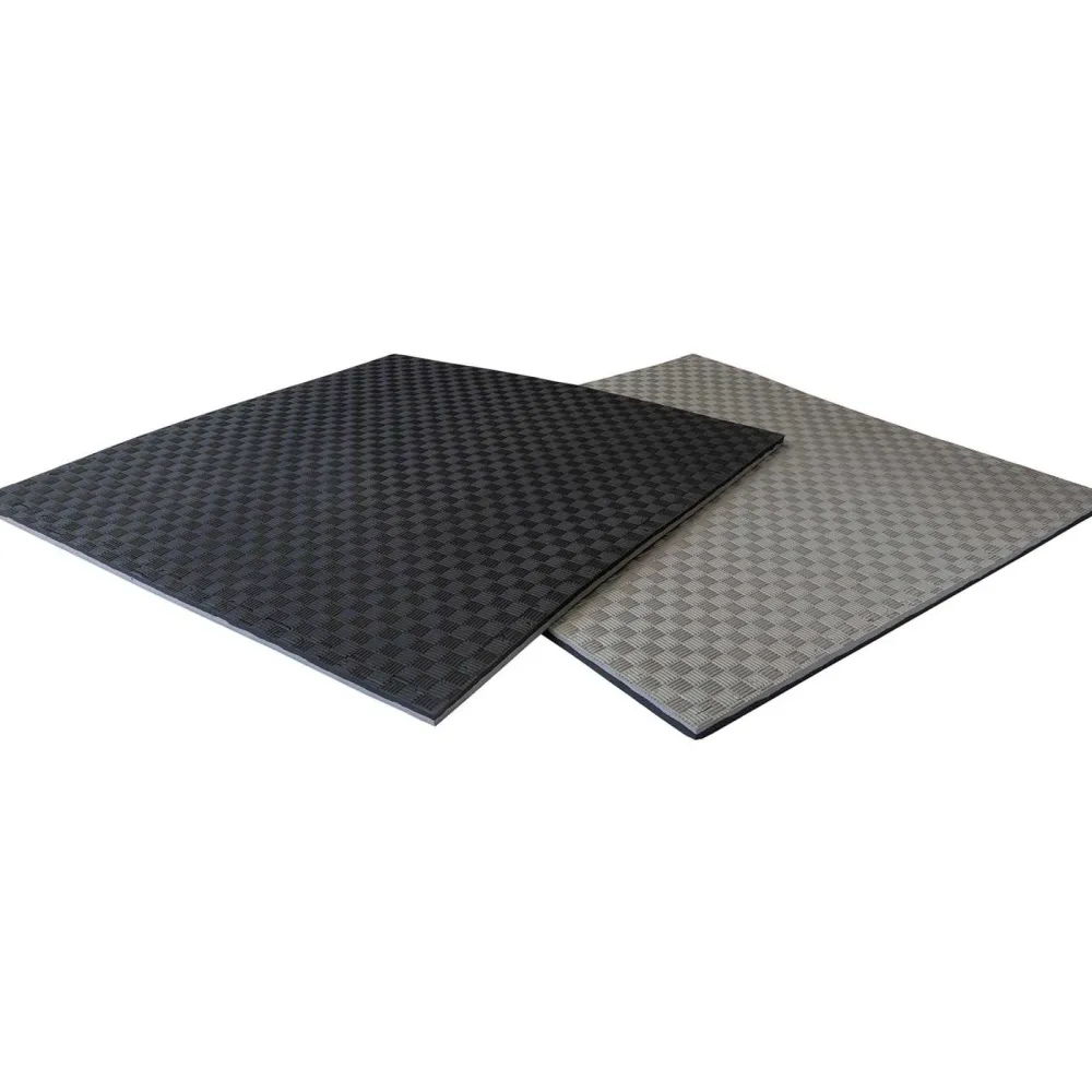 Tatamimatto , 100x100x2 cm, musta/harmaa*React Outlet
