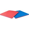 Discount Tatamimatto , 100x100x3 cm, sininen/punainen Kuntoiluvälineet