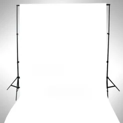 Taustakangas puuvilla, 500x300 cm, valkoinen*FinePRICE Sale