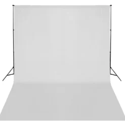 Taustakangas puuvilla, 500x300 cm, valkoinen*FinePRICE Sale