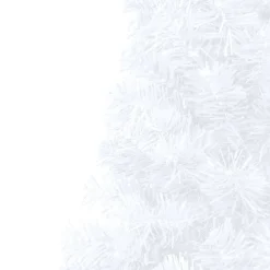 Tekojoulukuusen puolikas valkoinen LED-valo ja pallot eri kokoja*FinePRICE Sale