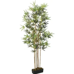 Tekokasvi bambupuu 120cm, 552 lehteä, vihreä*FinePRICE Discount