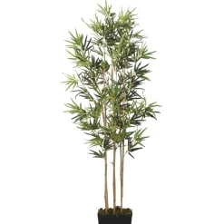 Tekokasvi bambupuu 120cm, 552 lehteä, vihreä*FinePRICE Discount