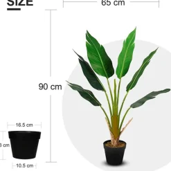 Tekokasvi Strelitzia Tree, 90cm*Lykke Discount