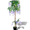 Sale Tekokasvi Sinisade Ruukussa 120 cm Tekokasvit Ja Kranssit