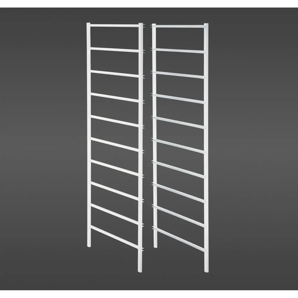 Telinepääty 10-liukukisko Classic 535x20x1040 mm 2 kpl valkoinen*Elfa Discount