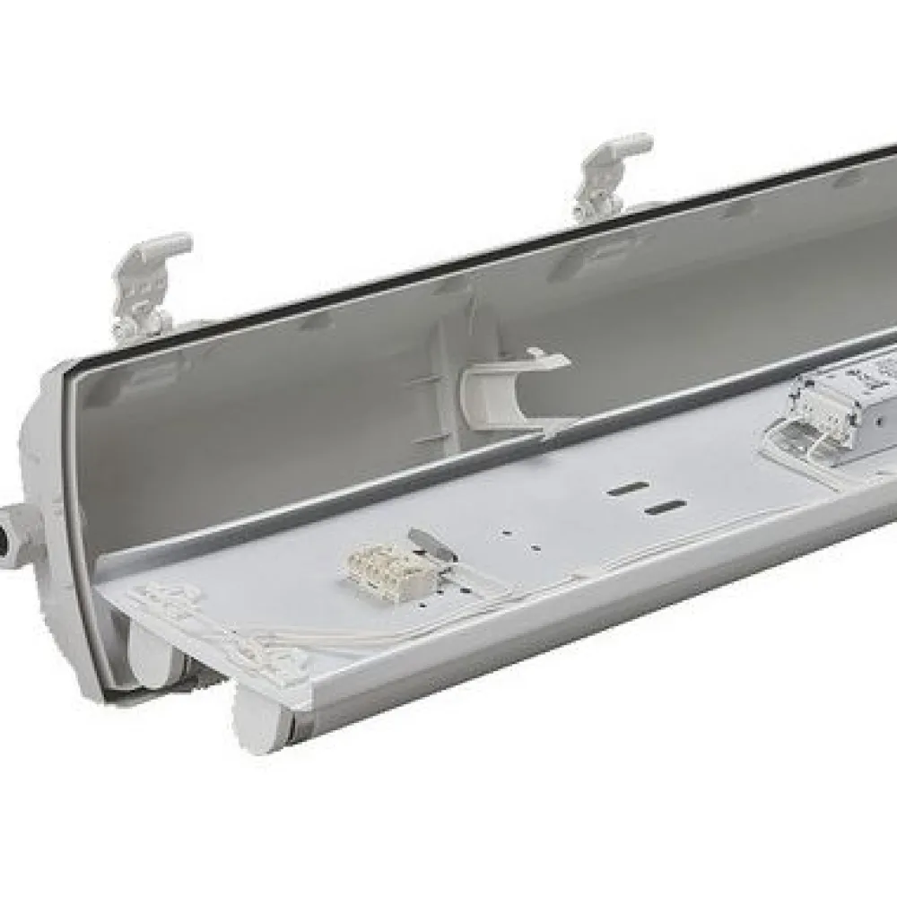 New Teollisuusvalaisin Led Runko 1572 mm IP66 max. 2X30W Julkisten Tilojen Valaisimet