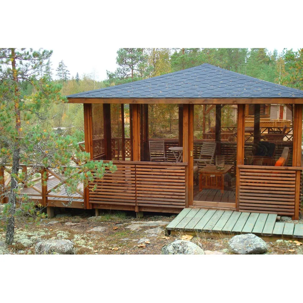 Terassielementti Aitakehys kulma T04 vihreä*Tammiston puu Discount