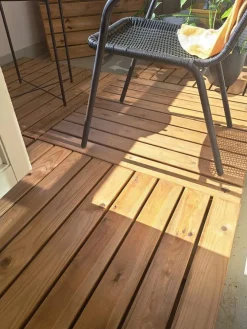 Terassielementti Laatta T02R 900x900 mm 4 tukirimaa ruskea Terassielementit