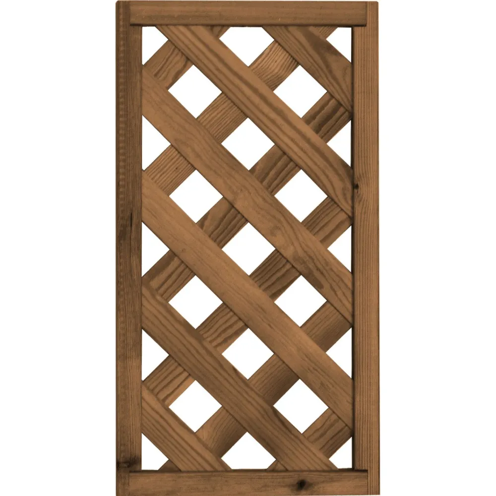 Online Terassielementti Sisäritilä puolikasaitaan T27R 300x570 mm ruskea Terassielementit