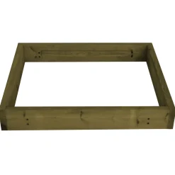Terassielementti pohjakehikko T01 980x980 mm vihreä*Tammiston puu Discount