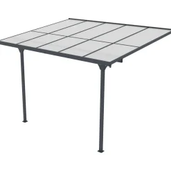 Terassikatos 313x254x220-260cm harmaa*Fornorth Clearance