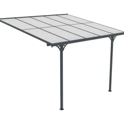 Terassikatos 313x300x225-270cm harmaa*Fornorth New