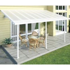 Terassikatos Feria 3 x 5,5 m valkoinen/kirkas*Palram-Canopia Hot