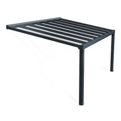 Terassikatos Stockholm Premium, 3.4x5.2m, harmaa/kirkas*Palram-Canopia Sale