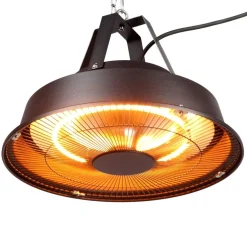 Terassilämmitin kattoon 1500W, musta*Fornorth New